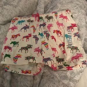 NWT moose print pajama boxer shorts